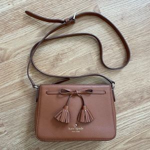 Kate Spade Crossbody Bag, Brown Leather